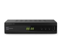 TELESYSTEM - Decoder Digitale Terrestre TS6822 DVB-T2 HEVC HD HDR HLG con Doppio Tuner Videoregistratore e Mediaplayer