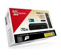 Telesystem - Decoder Satellitare Ts9019 Tivu'sat-black Telesystem