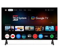 TELE System TS24FL SMG15 Smart TV 24'' Google TV, Travel TV 12V per Camper, Barca e Camion, WiFi, Bluetooth, DVB-T2/S2, Compatibile CAM tivùsat, Google Assistant, Google Cast, HD Ready