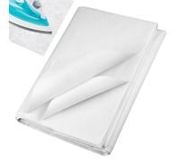 Teletta Termoadesiva per Tessuti 200 x 100 cm Tessuto Non Tessuto Stirabile, 50g/m² Tessuto Rermoadesivo per Tessuti, per Rinforzare Le Pieghe degli Indumenti a Mano può Essere Tagliato