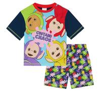 Teletubbies Custard Chaos - Pigiama a Maniche Corte per Bambini - 100% Cotone - 3-4 Anni: 104cm