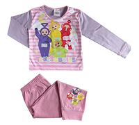 Teletubbies Set Pigiama a Maniche Lunghe per Ragazze - 9-12 Mesi: 80cm
