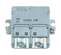 Televes 543503 - Mini splitter EasyF 2D, da 5-2.400 MHz, 4,3/4 dB