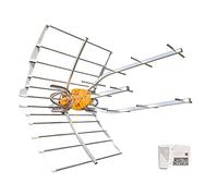 Televes Antenna + fonte di alimentazione TV Ellipse UHF con precedente 148922. Pronto per il 5G Canali 21 Al 48