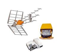 Televes Pack Antenna TNT dat HD BOSS UHF + alimentazione 24 V + amplificatore Easy F