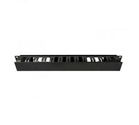 Televes Pannello gestione cavi 19" 1U con copertura frontale, nero