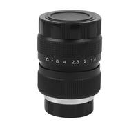 Television TV Lens/CCTV Lens for C Mount Camera 25mm F1.4 in Black