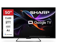 TELEVISORE 50 POLLICI UHD QLED FRAMELESS 144HZ HDR10 DOLBY VISION GOOGLE TV