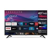 Televisore Hikers 43Z1 43 pollici Full HD Android Dolby Atmos Nero