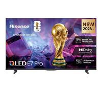 Hisense Smart TV QLED 144Hz 75" 4K 75E7S PRO, Audio Dolby Atmos, VIDAA OS con 1000+ APP, Dolby Vision IQ, HDR 10+, Native 144Hz Game Mode, AirPlay2, Alexa Built-in, lativù 4K
