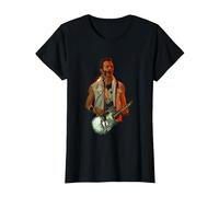 Televisore Joe Strummer The Clash in Diretta Maglietta, Donna, Nero, 3XL