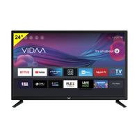 Majestic ST24VD V3 - Televisore SMART LED HD READY 24", Sistema operativo VIDAA, DVB-T/T2 e DVB-S/S2, HEVC MAIN 10, WI-FI, Telecomando, USB, nero