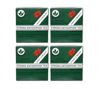 Televita Strong Anti-Adipose Tea Green Herbal Blend Infusion confezione da 4 ...