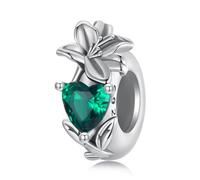 Teleye Dodici Birthstones-Lily Charm 925 Fascino in Argento Sterling, SCC3005-5