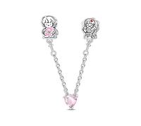 Teleye Piccolo charm a forma di felicità, in argento, compatibile con la maggior parte dei braccialetti quotidiani