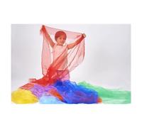 Teli Organza Arcobaleno - Set 7 Pezzi 1x1,5 m