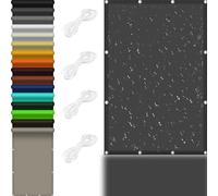 Teli Parasole Rettangolari 2.5 x 2.5 m 98% Protezione UV Tende Parasole Rettangolare Poliestere per Giardino, Balcone, Piscina, Grigio Scuro