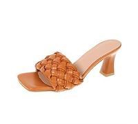 Teli Sandali Personalizzati primaverila da Donna New Square Heoven High TEL Slifor comode Scarpe da Donna, 5.5 Regno Unito