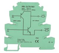 Telituny Convertitore di segnale NPN,convertitore di segnale MRI-24TR/INV Convertitore di segnale NPN PNP Sensore PLC Modulo di conversione del livello di polarità IO