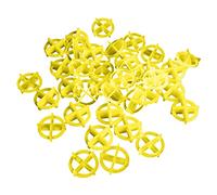 Telituny Distanziatore Livellatore per Piastrelle, 100 Pezzi Cuneo Incrociato Piastrelle Riutilizzabile Livellatore Piastrelle da Parete Pavimenti Strumenti Costruzione per pavimentazione (2.0/2.5mm)
