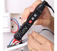 Telituny HABOTEST HT121 Multimetri digitali a penna Multimetro portatile intelligente Display LCD True RMS 4000 conteggi Misuratore universale Voltmetro Tester a penna Tester di