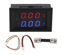 Telituny Misuratore di tensione e corrente Voltmetro digitale Amperometro Volt Tester Rilevatore di ampere LED Monitor di amperaggio DC0-100V (100A con Deviatore)