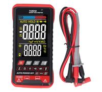 Telituny Multimetro Digitale, Voltmetro a Portata Automatica con Torcia Incorporata, Tester di Tensione Senza Contatto NCV, AC/DC 600 V, Misuratore di Frequenza di capacità di