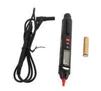 Telituny Penna Multimetro Digitale, Tester di Tensione Senza con Auto-range, 600 V CA/DC, Tester di Resistenza e continuità, Tester Elettrico Tascabile con LCD Retroilluminato per Uso