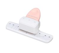 Telituny Punch a 3 Fori, Punzone DI Carta Regolabile per Fori 3/6/9, 8 Fogli, Diametro DI Fori 4 Mm, con Scatola DI Raccolta DI Carta, per Carta A4/A5/A6/A7, USO SCUOLA DI OFFICI, Rosa