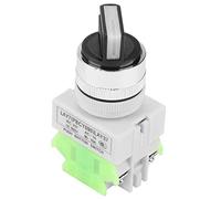 Telituny Selettore rotativo elettrico, Selettore rotativo a 3 posizioni Interruttore rotativo autobloccante per circuiti 220 V LAY37-20X/31