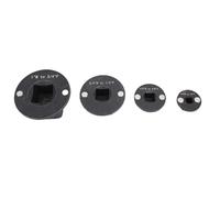 Telituny Set di Adattatori a Basso Impatto a Basso Profilo, Adattatori a Cricchetto 4 Pezzi 1/4 "a 3/8" a 1/2 "a 3/4" a 1 ", Set di Convertiti a Presa Magnetica per Chiavi a Impatto,