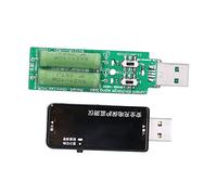 Telituny Tester del Misuratore di Potenza USB, Analizzatore di Tensione di Corrente Digitale 5A 30V con Spina Doppia, capacità di Capacità/potenza per Caricabatterie, Banche di