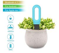 Telituny Tuya BT Intelligente 2in1 Misuratore di umidità del suolo Temperatura ambiente Strumento di misurazione per piante in vaso per interni Coltivazione di piante Strumenti