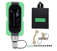 Telituny Vacuometro Digitale, Vacuometro HVAC 0-19000 Micron con Display LCD, 8 unità Selezionabili, Batteria Ricaricabile 1000 MAh, Porta 1/4 di Pollice, Protezione Sovr