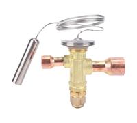 Telituny Valvola di Espansione Termostatica, TXV di Equalizzazione Esterna 27 KW 7,5TR, Ingresso 5/8 Pollici, Uscita 7/8 Pollici, Capillare 1,5 M, Compatibile con R22
