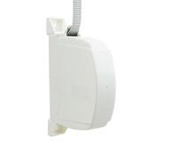 TELKES - Avvolgitore per Tapparelle Esterno Cinghia Bianco 14MM x 5m Integrata Ribaltabile 180º in PVC per Finestre Nastro Lungo Facile Installazione Design Compatto Universale (Bianco, Cinghia 18 mm)