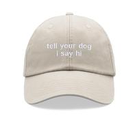 Tell Your Cane I Say Hi Cappello Baseball Vintage Slavato Unisex Papà Crazy Uomo
