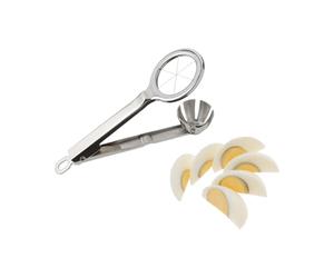 Tellier Egg Cutter in Acciaio Inox Wedge. Tagli Uova in 6 Spicchi.