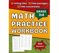 Telling Time Workbook For Grade 3: 3rd Grade Time Telling Practice Workbook +1200 Questions With Solutions