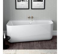 Tellkamp Koeko vasca da bagno a parete con rivestimento, 0100-041-00-AUF/WG, Koeko bianco lucido [Vasche da Bagno > Vasche da Bagno a Parete]