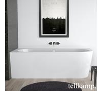 Tellkamp Pio vasca idromassaggio ad angolo con rivestimento, W100-077-S0-R-A/WG, Pio bianco lucido [Vasche Idromassaggio > Vasche Idromassaggio ad Angolo]