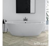 Tellkamp Space vasca idromassaggio ovale freestanding, W100-088-0B-A/CR, Space; Space XS bianco lucido [Vasche Idromassaggio > Vasche Idromassaggio Freestanding]