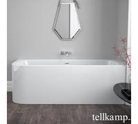 Tellkamp Thela vasca idromassaggio ad angolo con rivestimento, W100-247-00-A/WG, Thela bianco lucido [Vasche Idromassaggio > Vasche Idromassaggio ad Angolo]