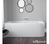 Tellkamp Thela vasca idromassaggio ad angolo con rivestimento, W100-248-SB-A/WG, Thela bianco lucido [Vasche Idromassaggio > Vasche Idromassaggio ad Angolo]