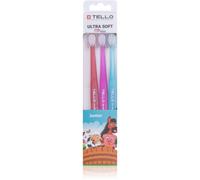 TELLO 4480 Junior 3pack spazzolino da denti per bambini 3 pz