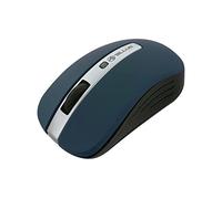 TELLUR Basic Mouse senza fili, LED, leggero, installazione plug & play, porta USB, dimensioni normali, portata di funzionamento di 10 m, ricevitore nano USB, blu scuro