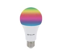 Tellur Lampadina LED RGB SMART WiFi, App per smartphone, Compatibile con Amazon Alexa e Google Assistant, 10W equivalenti 100W, Bianco/Caldo/RGB, 1000LM, Regolatore di intensità, E27