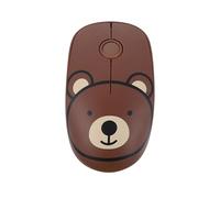 TELLUR Mouse Senza Fili con Nano Ricevitore USB 2.4 Ghz, Mouse Wireless con Click Silenzioso, 1600 DPI, 3 Pulsanti, Plug & Play, Design Sottile e Leggero da Portare (Orso)