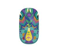 TELLUR Mouse Senza Fili con Nano Ricevitore USB 2.4 Ghz, Mouse Wireless con Click Silenzioso, 1600 DPI, 3 Pulsanti, Plug & Play, Design Sottile e Leggero da Portare (Pavone)