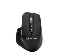 TELLUR Shade Mouse Bluetooth Wireless, Ricaricabile, 3200 DPI, 8 Pulsanti, 4 Dispositivi Contemporaneamente, Mouse Senza Fili con Clic Silenzioso, Win, Mac, Android, iOS, USB C, Nano Ricevitore